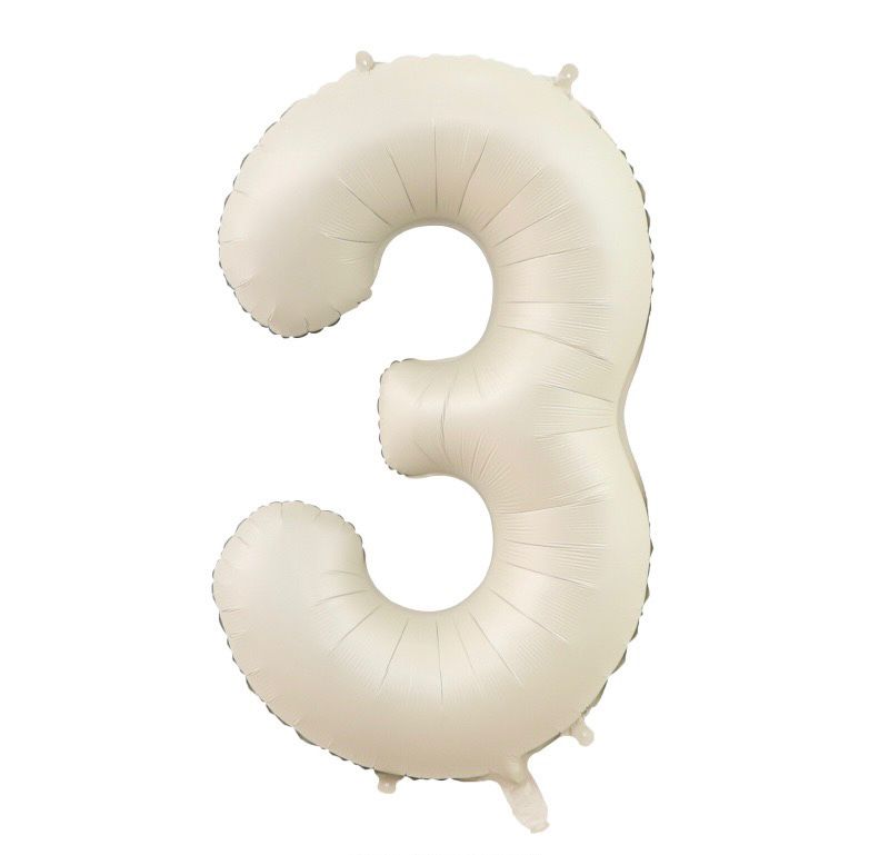 40" Cream Number 3