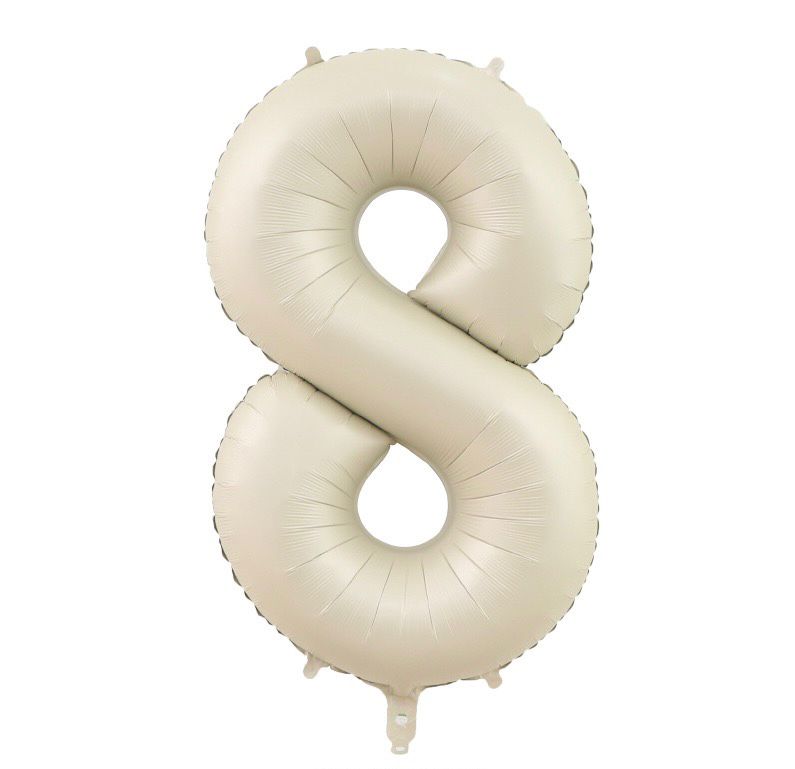 40" Cream Number 8